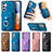 Coque Silicone Gel Motif Cuir Housse Etui SD4 pour Samsung Galaxy M44 5G Petit