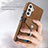 Coque Silicone Gel Motif Cuir Housse Etui SD4 pour Samsung Galaxy M44 5G Petit