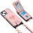 Coque Silicone Gel Motif Cuir Housse Etui SD5 pour Apple iPhone 14 Petit