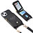 Coque Silicone Gel Motif Cuir Housse Etui SD5 pour Apple iPhone 14 Plus Noir