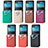 Coque Silicone Gel Motif Cuir Housse Etui SD5 pour Motorola Moto Razr 40 Ultra 5G Petit