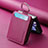 Coque Silicone Gel Motif Cuir Housse Etui SD5 pour Motorola Moto Razr 40 Ultra 5G Violet Clair