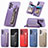 Coque Silicone Gel Motif Cuir Housse Etui SD5 pour Samsung Galaxy A23 5G Petit