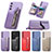 Coque Silicone Gel Motif Cuir Housse Etui SD5 pour Samsung Galaxy A34 5G Petit