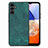 Coque Silicone Gel Motif Cuir Housse Etui SD5 pour Samsung Galaxy M44 5G Vert