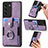 Coque Silicone Gel Motif Cuir Housse Etui SD5 pour Samsung Galaxy S21 FE 5G Petit