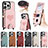 Coque Silicone Gel Motif Cuir Housse Etui SD6 pour Apple iPhone 13 Pro Max Petit