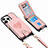 Coque Silicone Gel Motif Cuir Housse Etui SD6 pour Apple iPhone 13 Pro Max Petit