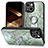 Coque Silicone Gel Motif Cuir Housse Etui SD6 pour Apple iPhone 14 Plus Petit