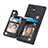 Coque Silicone Gel Motif Cuir Housse Etui SD6 pour Samsung Galaxy S22 Ultra 5G Petit