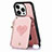 Coque Silicone Gel Motif Cuir Housse Etui SD7 pour Apple iPhone 13 Pro Max Petit