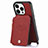 Coque Silicone Gel Motif Cuir Housse Etui SD7 pour Apple iPhone 13 Pro Max Petit