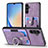 Coque Silicone Gel Motif Cuir Housse Etui SD7 pour Samsung Galaxy A34 5G Petit