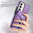 Coque Silicone Gel Motif Cuir Housse Etui SD7 pour Samsung Galaxy S22 5G Petit