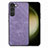 Coque Silicone Gel Motif Cuir Housse Etui SD8 pour Samsung Galaxy S22 Plus 5G Petit