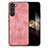 Coque Silicone Gel Motif Cuir Housse Etui SD8 pour Samsung Galaxy S24 5G Petit