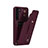 Coque Silicone Gel Motif Cuir Housse Etui SY1 pour Samsung Galaxy S22 5G Rouge