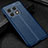 Coque Silicone Gel Motif Cuir Housse Etui WL1 pour OnePlus 10 Pro 5G Bleu