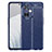 Coque Silicone Gel Motif Cuir Housse Etui WL1 pour OnePlus Nord N30 5G Bleu