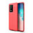 Coque Silicone Gel Motif Cuir Housse Etui WL1 pour Samsung Galaxy S20 Ultra 5G Rouge