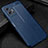 Coque Silicone Gel Motif Cuir Housse Etui WL1 pour Vivo iQOO Z6 5G Bleu