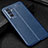 Coque Silicone Gel Motif Cuir Housse Etui WL1 pour Vivo V23e Bleu