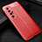 Coque Silicone Gel Motif Cuir Housse Etui WL1 pour Xiaomi Mi 10S 5G Rouge