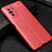 Coque Silicone Gel Motif Cuir Housse Etui WL1 pour Xiaomi Redmi K40 5G Rouge