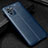 Coque Silicone Gel Motif Cuir Housse Etui WL1 pour Xiaomi Redmi Note 10S 4G Bleu