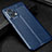 Coque Silicone Gel Motif Cuir Housse Etui WL1 pour Xiaomi Redmi Note 11T Pro 5G Bleu