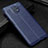 Coque Silicone Gel Motif Cuir Housse Etui WL1 pour Xiaomi Redmi Note 9 5G Bleu