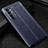 Coque Silicone Gel Motif Cuir Housse Etui WL2 pour Xiaomi Mi Note 10 Lite Bleu