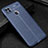 Coque Silicone Gel Motif Cuir Housse Etui WL2 pour Xiaomi POCO C31 Bleu