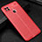 Coque Silicone Gel Motif Cuir Housse Etui WL2 pour Xiaomi POCO C31 Rouge