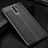 Coque Silicone Gel Motif Cuir Housse Etui WL2 pour Xiaomi Redmi 9 Noir