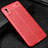 Coque Silicone Gel Motif Cuir Housse Etui WL2 pour Xiaomi Redmi 9A Rouge