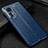 Coque Silicone Gel Motif Cuir Housse Etui WL2 pour Xiaomi Redmi K50 Ultra 5G Bleu