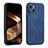 Coque Silicone Gel Motif Cuir Housse Etui YZ1 pour Apple iPhone 14 Pro Petit