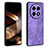 Coque Silicone Gel Motif Cuir Housse Etui YZ1 pour Oppo A2 Pro 5G Petit