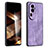 Coque Silicone Gel Motif Cuir Housse Etui YZ1 pour Oppo Reno10 Pro+ Plus 5G Petit