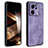 Coque Silicone Gel Motif Cuir Housse Etui YZ1 pour Xiaomi Mi 13T 5G Violet Clair