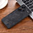 Coque Silicone Gel Motif Cuir Housse Etui YZ1 pour Xiaomi Redmi Note 13 Pro+ Plus 5G Noir