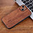 Coque Silicone Gel Motif Cuir Housse Etui YZ2 pour Apple iPhone 14 Pro Marron