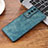 Coque Silicone Gel Motif Cuir Housse Etui YZ2 pour Huawei Honor 80 GT 5G Vert