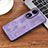 Coque Silicone Gel Motif Cuir Housse Etui YZ2 pour Huawei Honor 90 5G Violet Clair