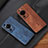 Coque Silicone Gel Motif Cuir Housse Etui YZ2 pour Huawei P60 Pro Petit