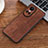 Coque Silicone Gel Motif Cuir Housse Etui YZ2 pour Oppo Reno10 Pro 5G Marron