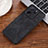 Coque Silicone Gel Motif Cuir Housse Etui YZ2 pour Xiaomi Mi 13T 5G Noir