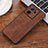 Coque Silicone Gel Motif Cuir Housse Etui YZ2 pour Xiaomi Mi 13T Pro 5G Marron