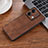 Coque Silicone Gel Motif Cuir Housse Etui YZ2 pour Xiaomi Redmi Note 13 5G Marron